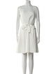 Carolina Herrera Scoop Neck Knee-Length Dress