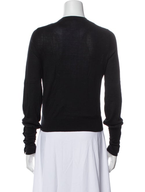 Carolina Herrera Silk Crew Neck Sweater