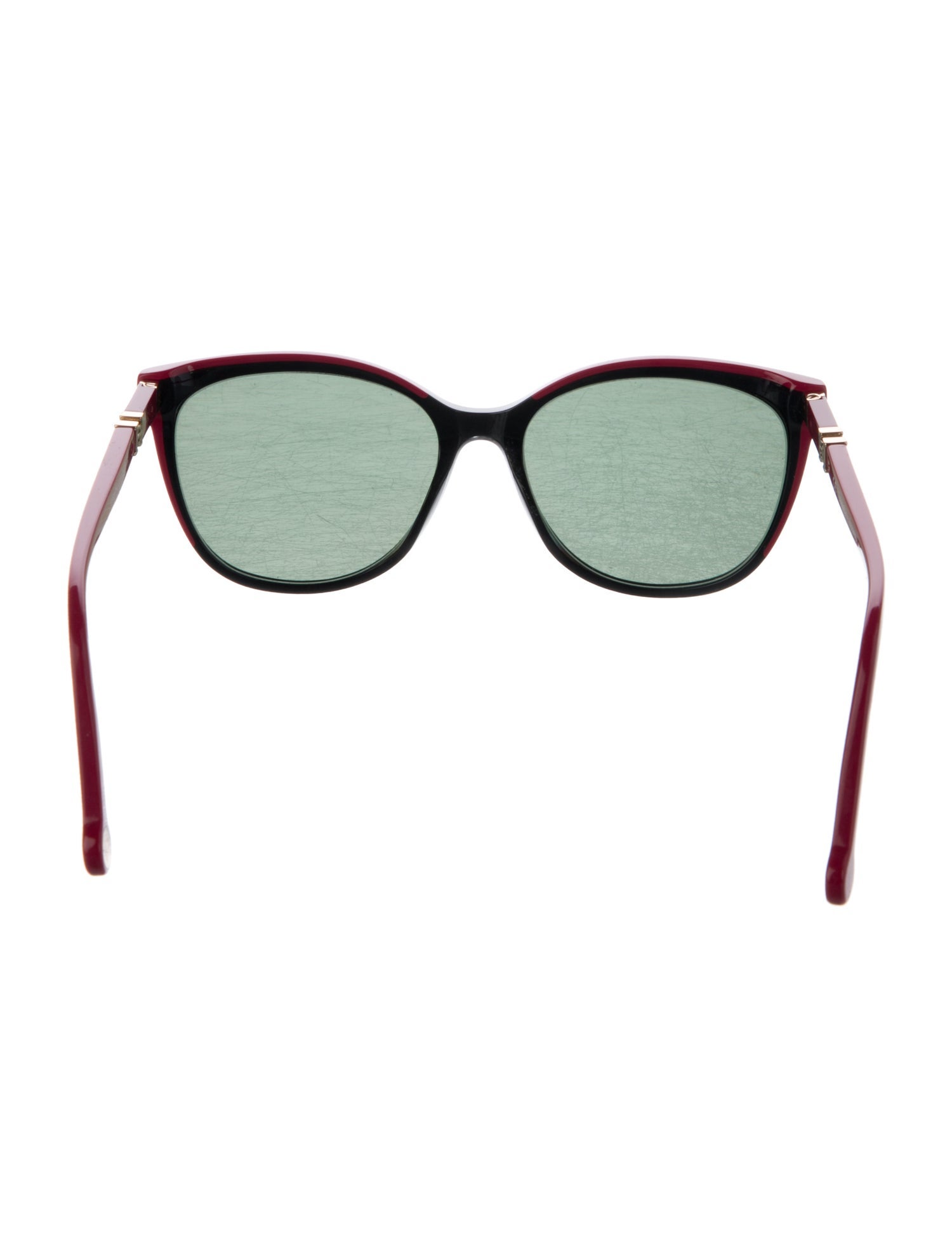 Carolina Herrera Signature Logo Cat-Eye Sunglasses
