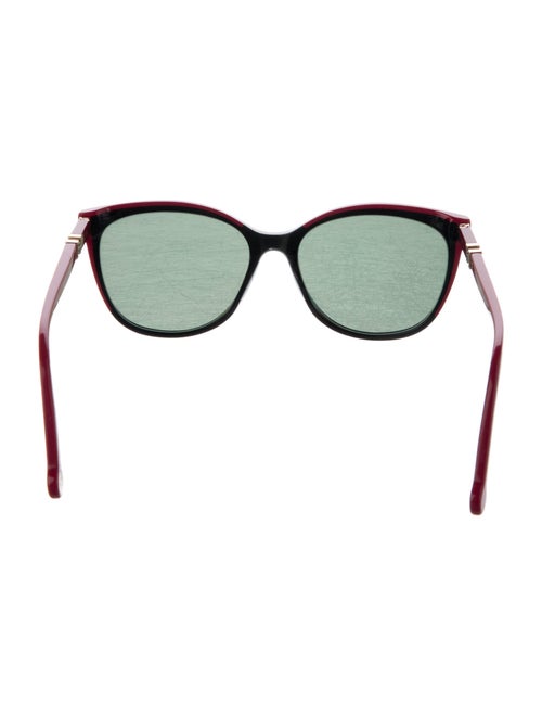 Carolina Herrera Signature Logo Cat-Eye Sunglasses
