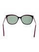 Carolina Herrera Signature Logo Cat-Eye Sunglasses