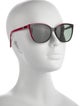 Carolina Herrera Signature Logo Cat-Eye Sunglasses