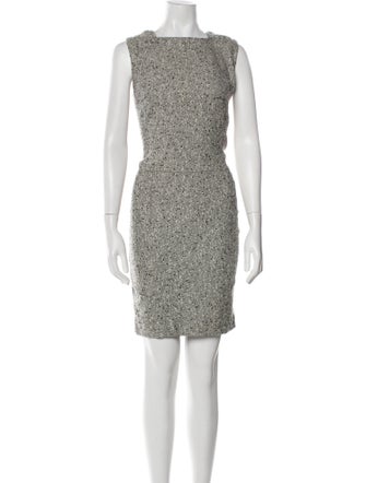 Carolina Herrera Wool Knee-Length Dress