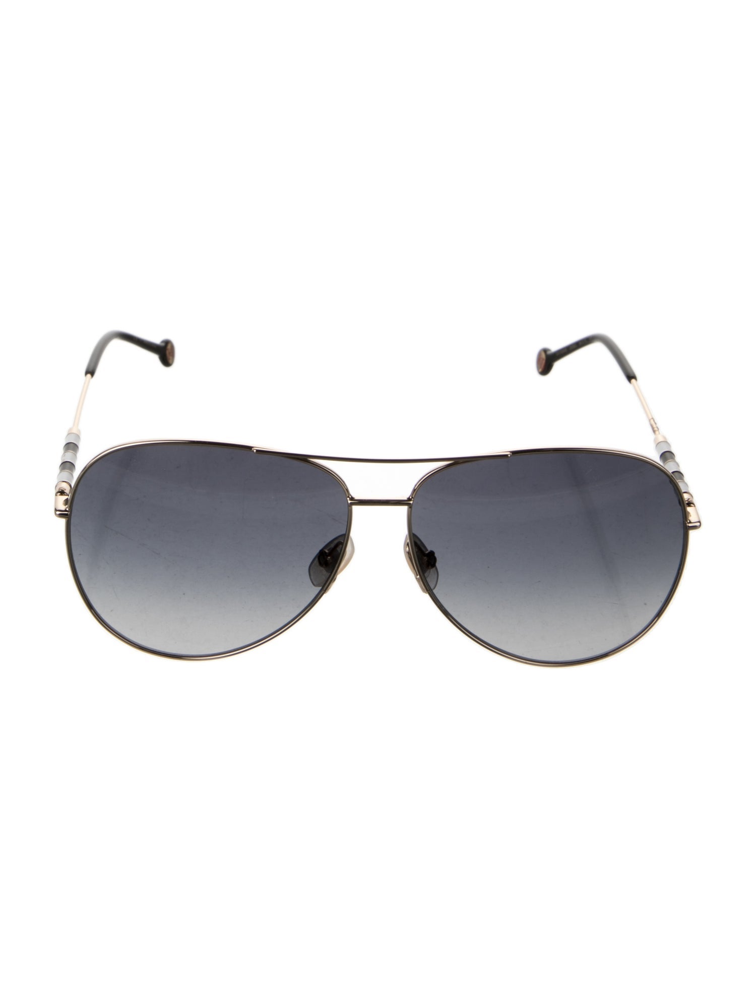 Carolina Herrera Aviator Gradient Sunglasses