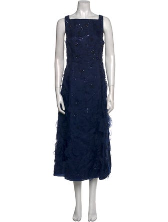 Carolina Herrera Silk Long Dress