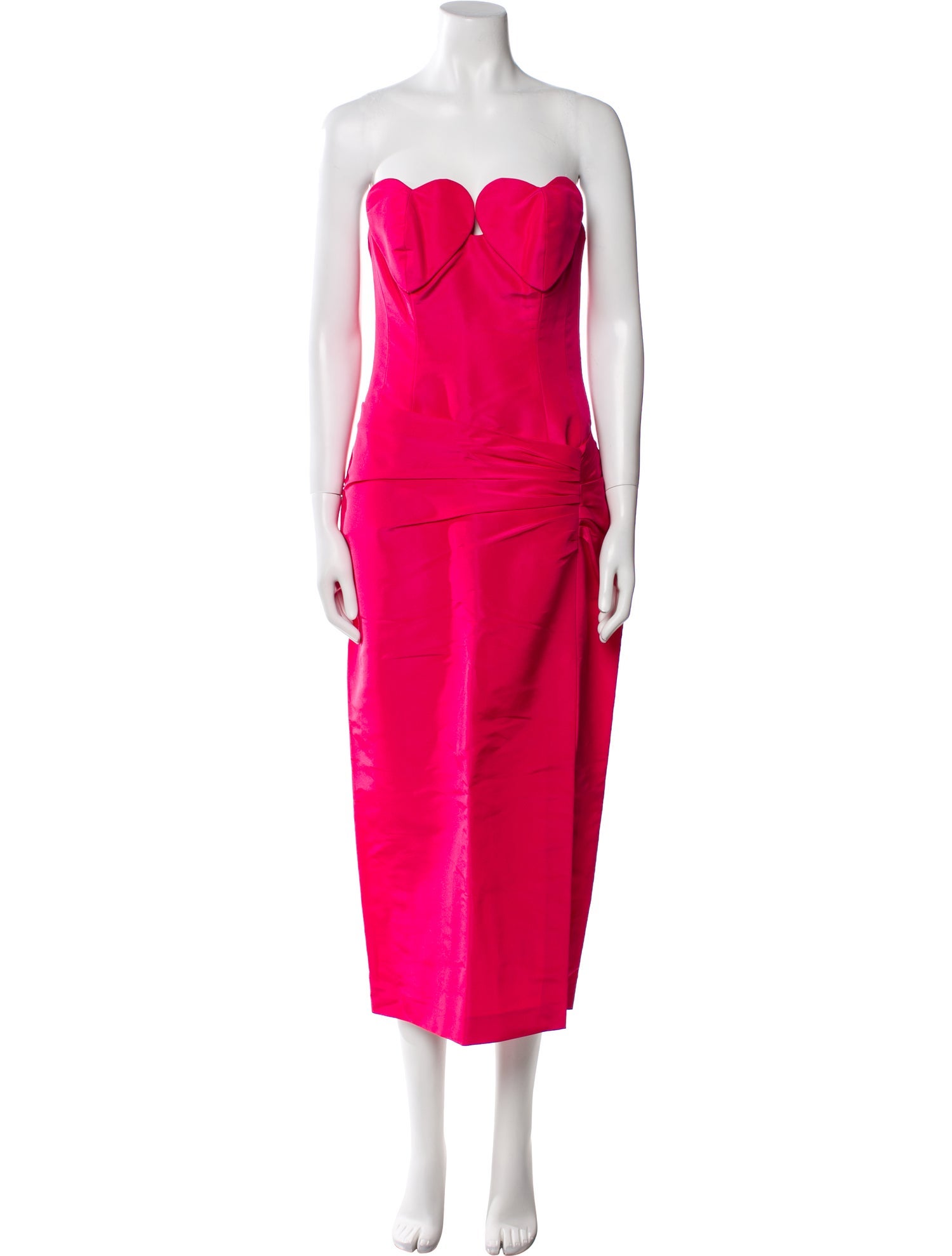 Carolina Herrera Silk Midi Length Dress