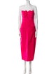 Carolina Herrera Silk Midi Length Dress