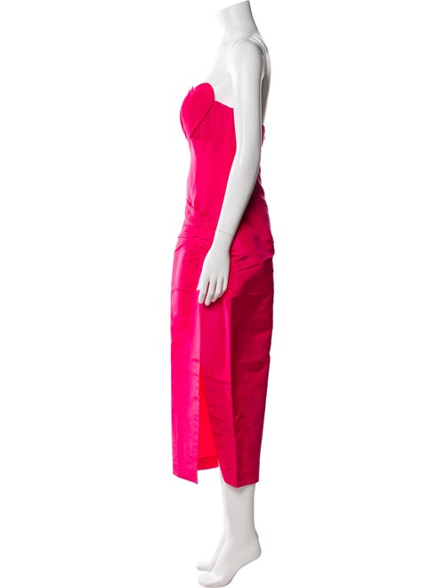 Carolina Herrera Silk Midi Length Dress