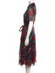 Carolina Herrera Silk Midi Length Dress