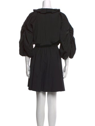 Carolina Herrera Scoop Neck Knee-Length Dress