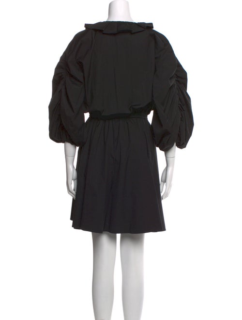 Carolina Herrera Scoop Neck Knee-Length Dress