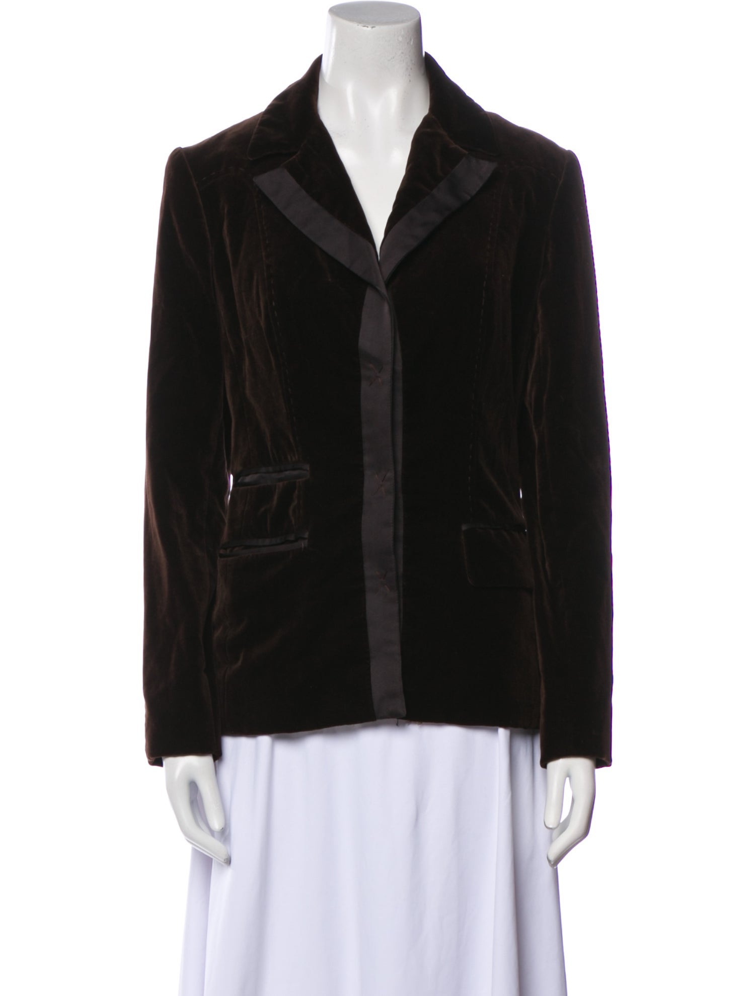 Carolina Herrera Velour Blazer