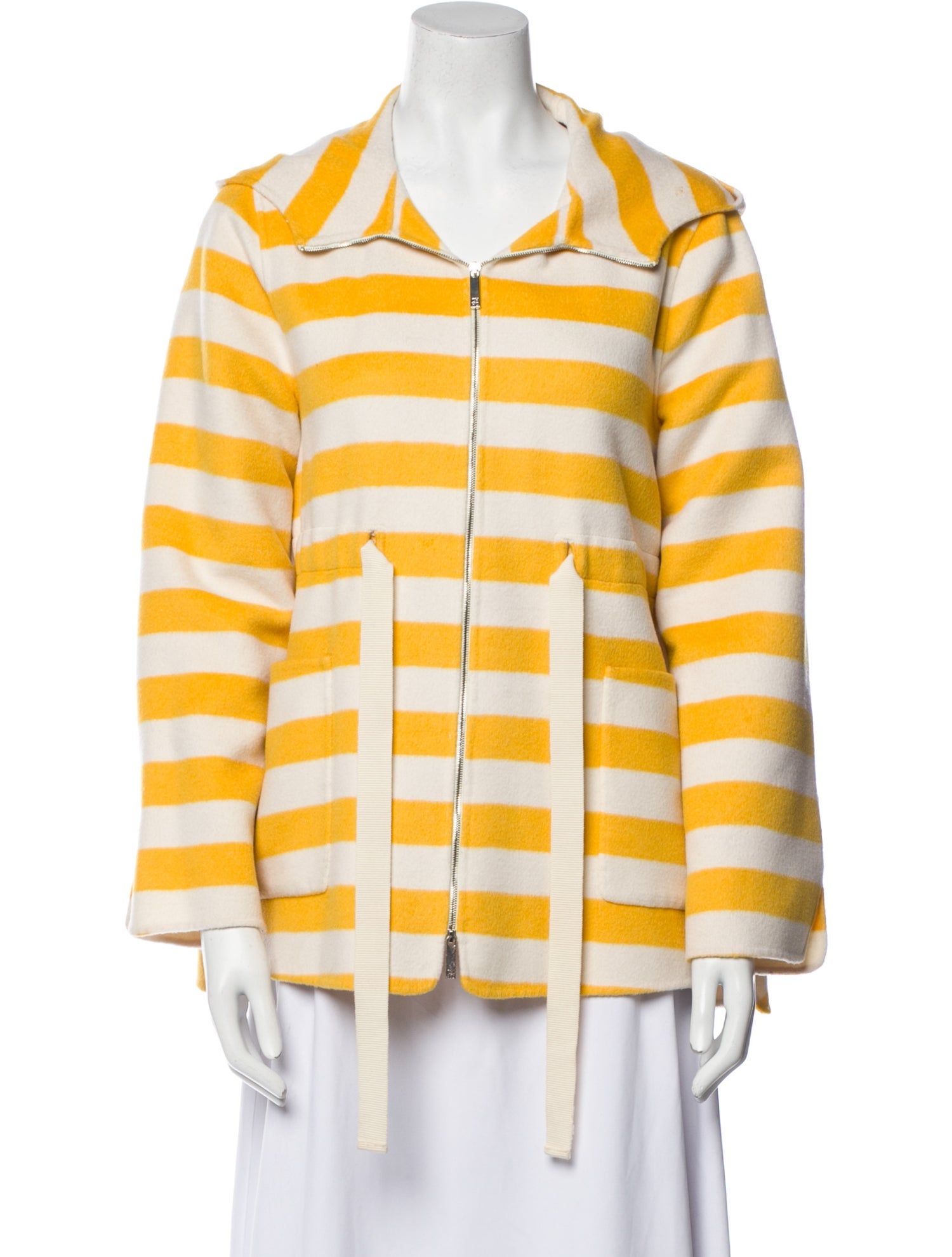 CH Carolina Herrera Wool Striped Jacket
