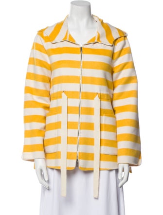 CH Carolina Herrera Wool Striped Jacket
