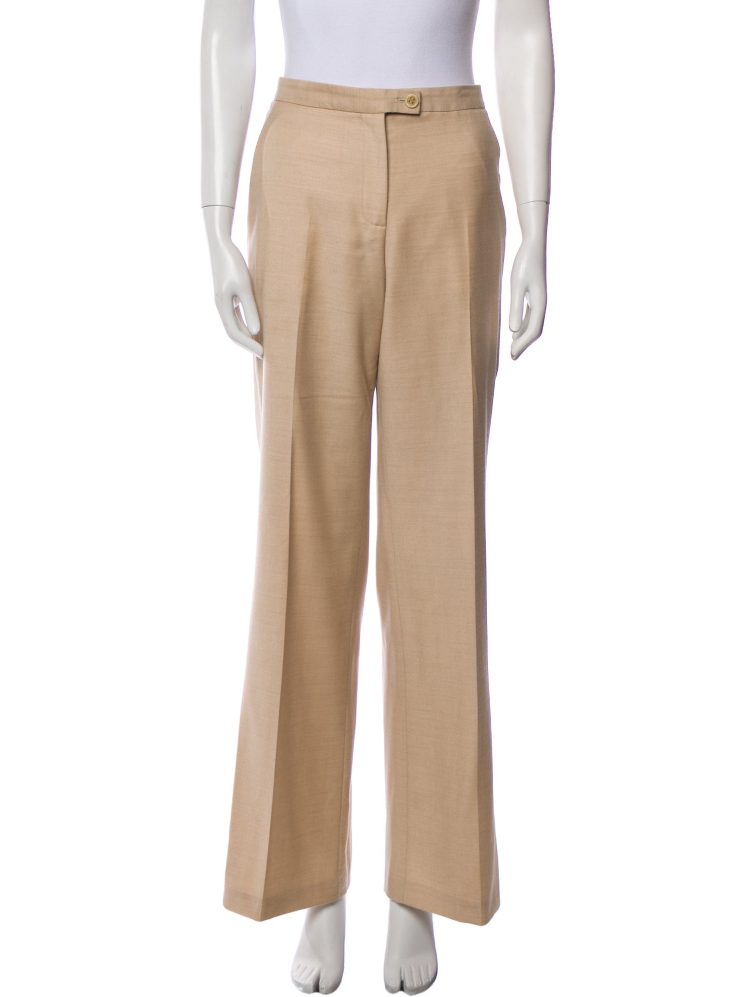 Carolina Herrera Virgin Wool Wide Leg Pants