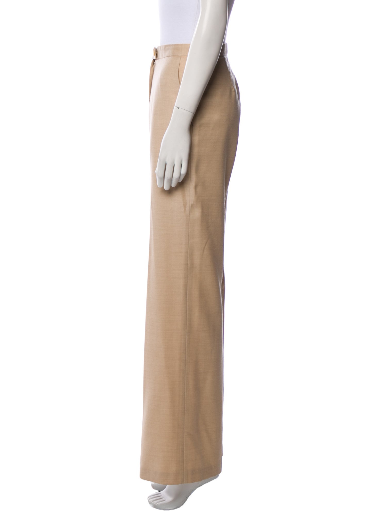 Carolina Herrera Virgin Wool Wide Leg Pants