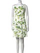 Carolina Herrera Printed Mini Dress