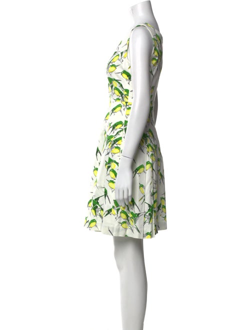 Carolina Herrera Printed Mini Dress