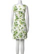 Carolina Herrera Printed Mini Dress