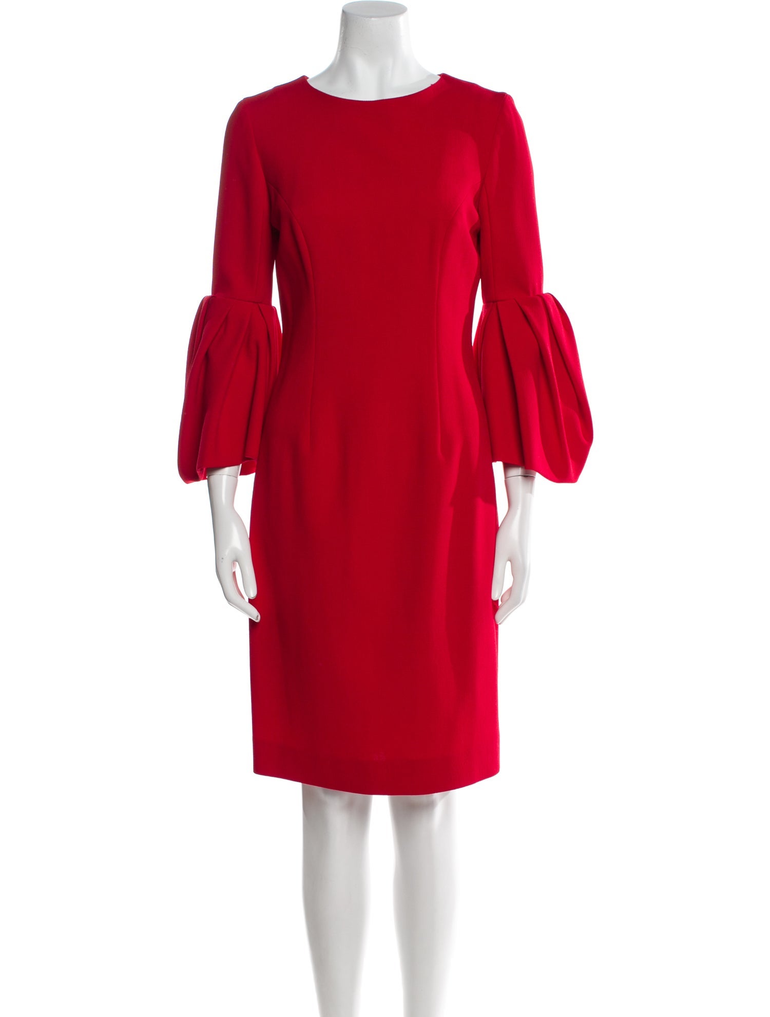 Carolina Herrera Virgin Wool Knee-Length Dress