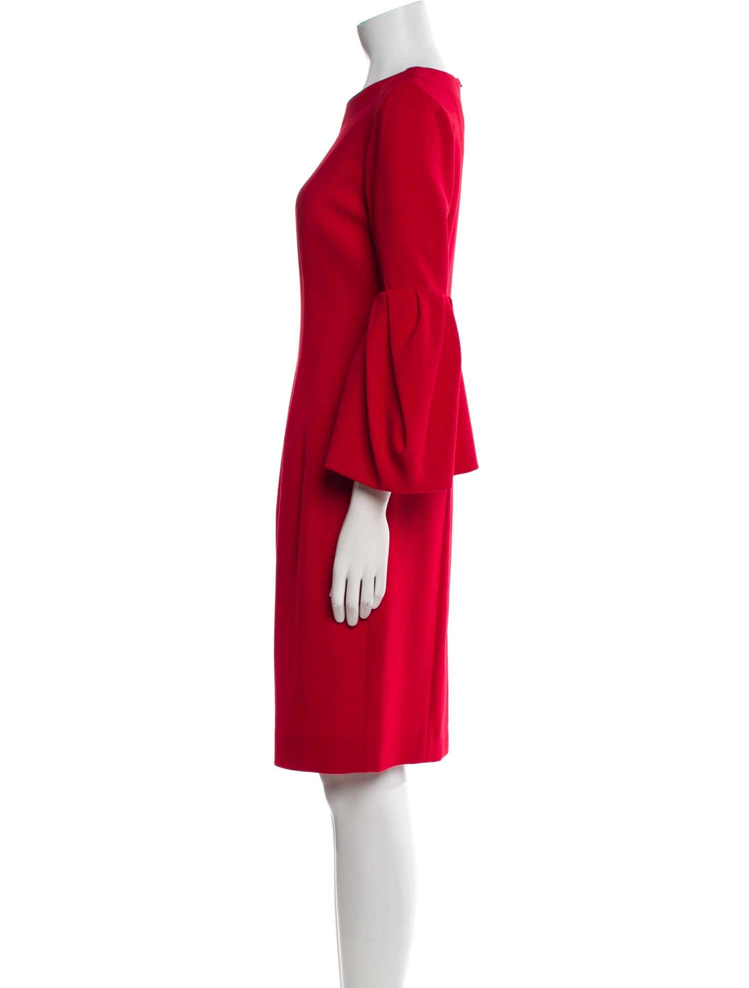 Carolina Herrera Virgin Wool Knee-Length Dress