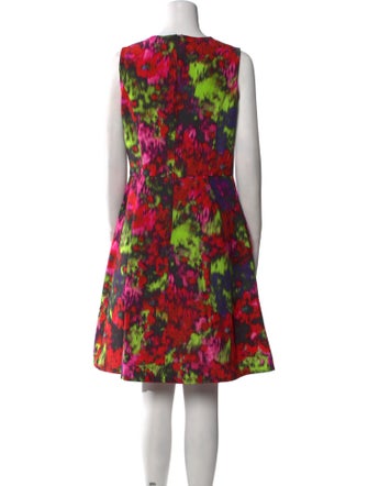 Carolina Herrera Printed Knee-Length Dress