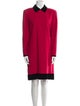 Carolina Herrera Wool Knee-Length Dress