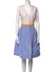 Carolina Herrera Silk Knee-Length Dress