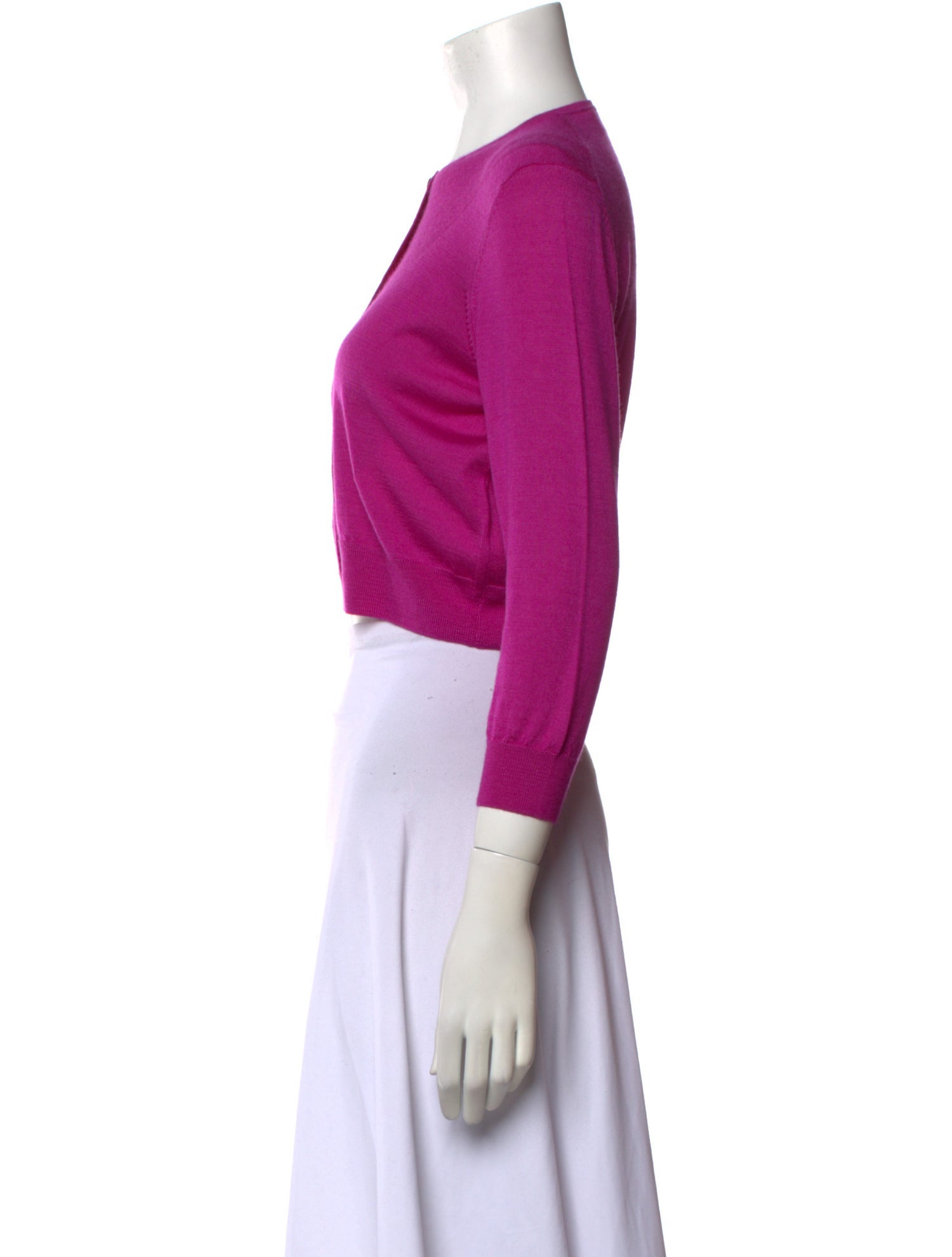 Carolina Herrera Silk Crew Neck Sweater