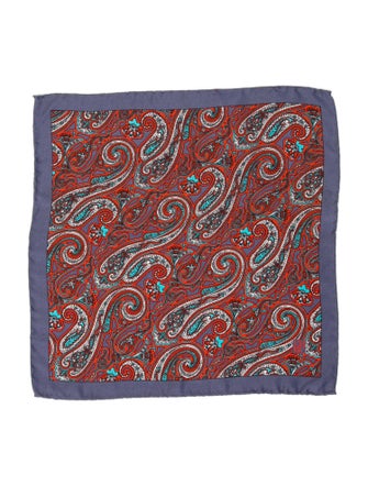 Carolina Herrera Silk Paisley Print Scarf