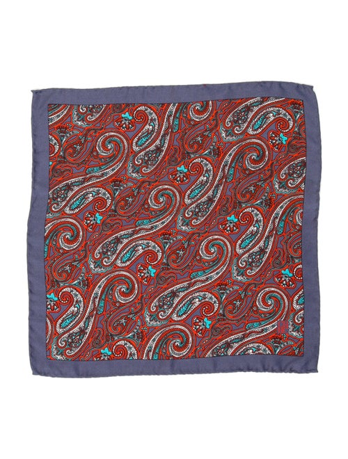 Carolina Herrera Silk Paisley Print Scarf