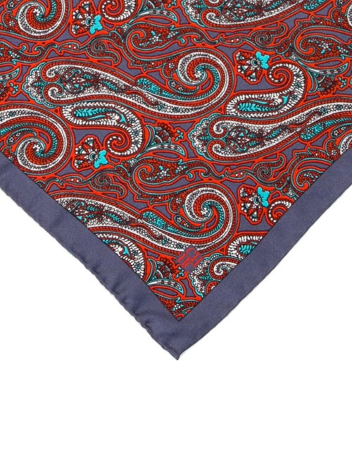 Carolina Herrera Silk Paisley Print Scarf