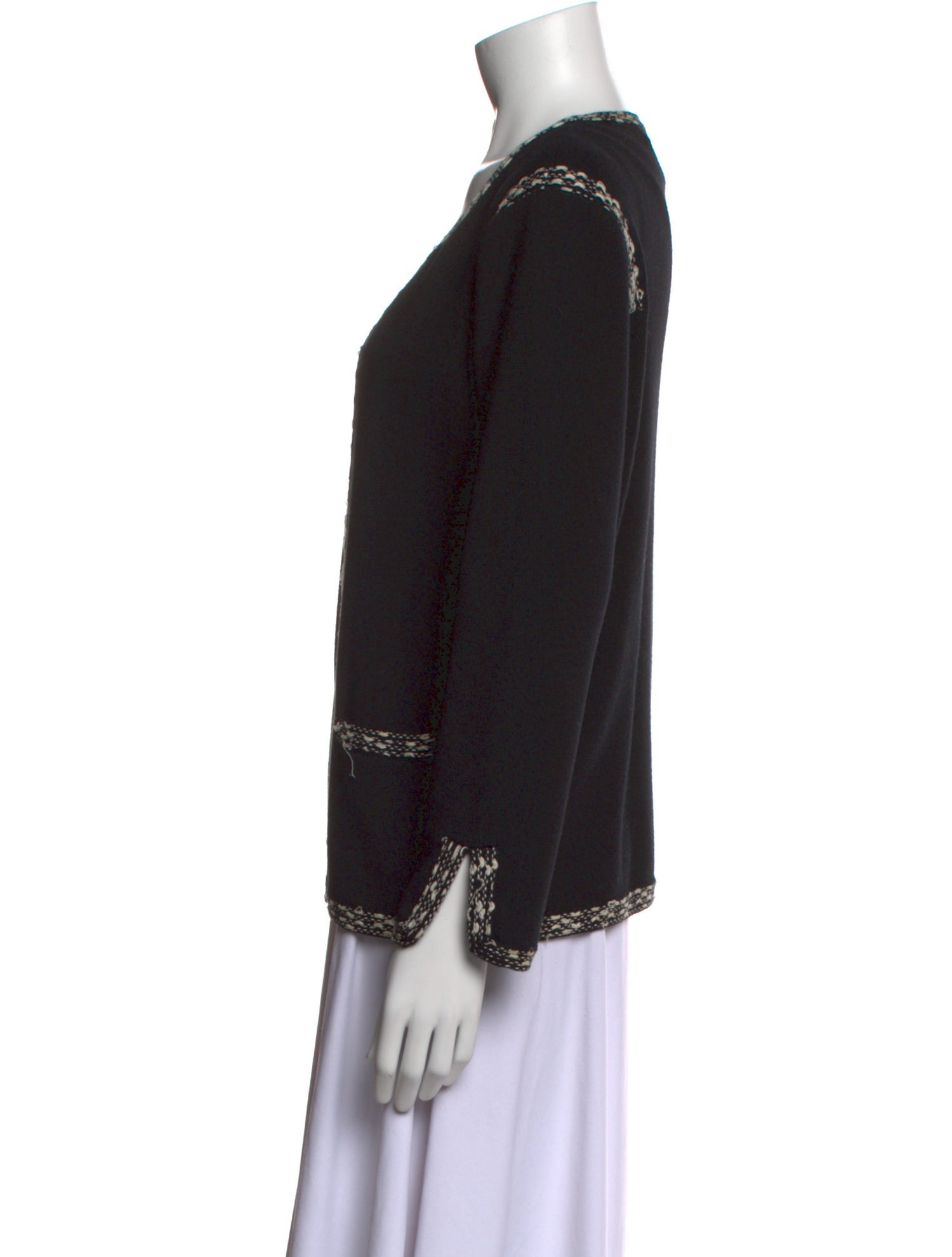 Carolina Herrera Wool Scoop Neck Sweater