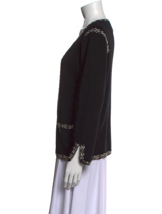 Carolina Herrera Wool Scoop Neck Sweater