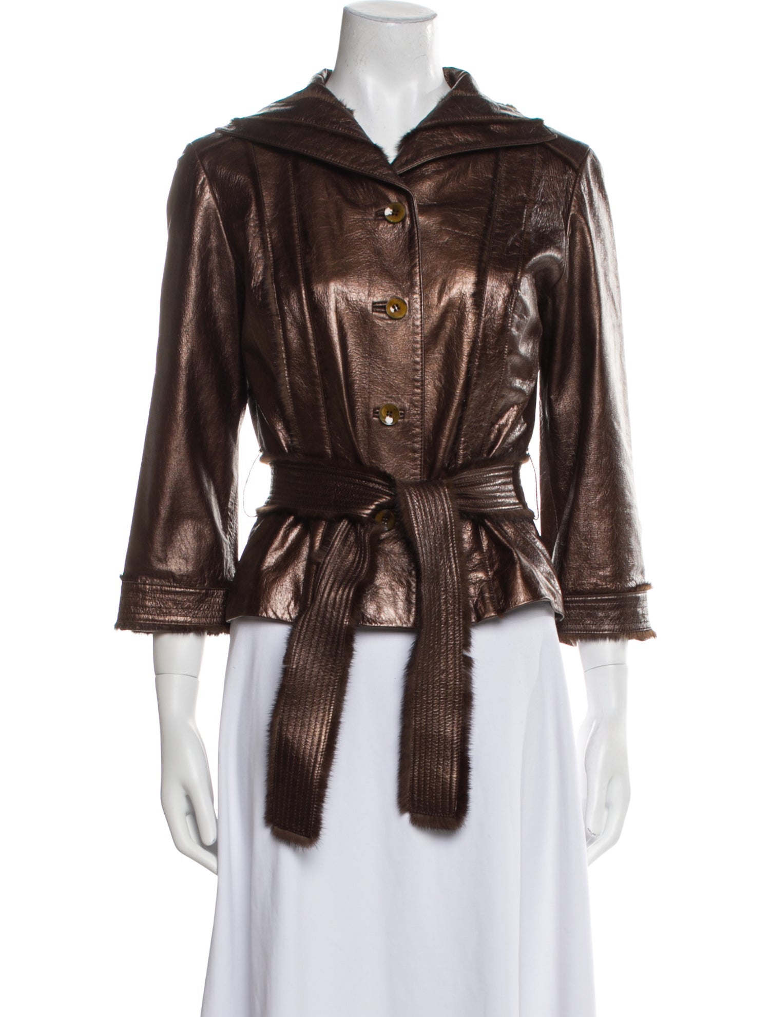 Carolina Herrera Leather Jacket