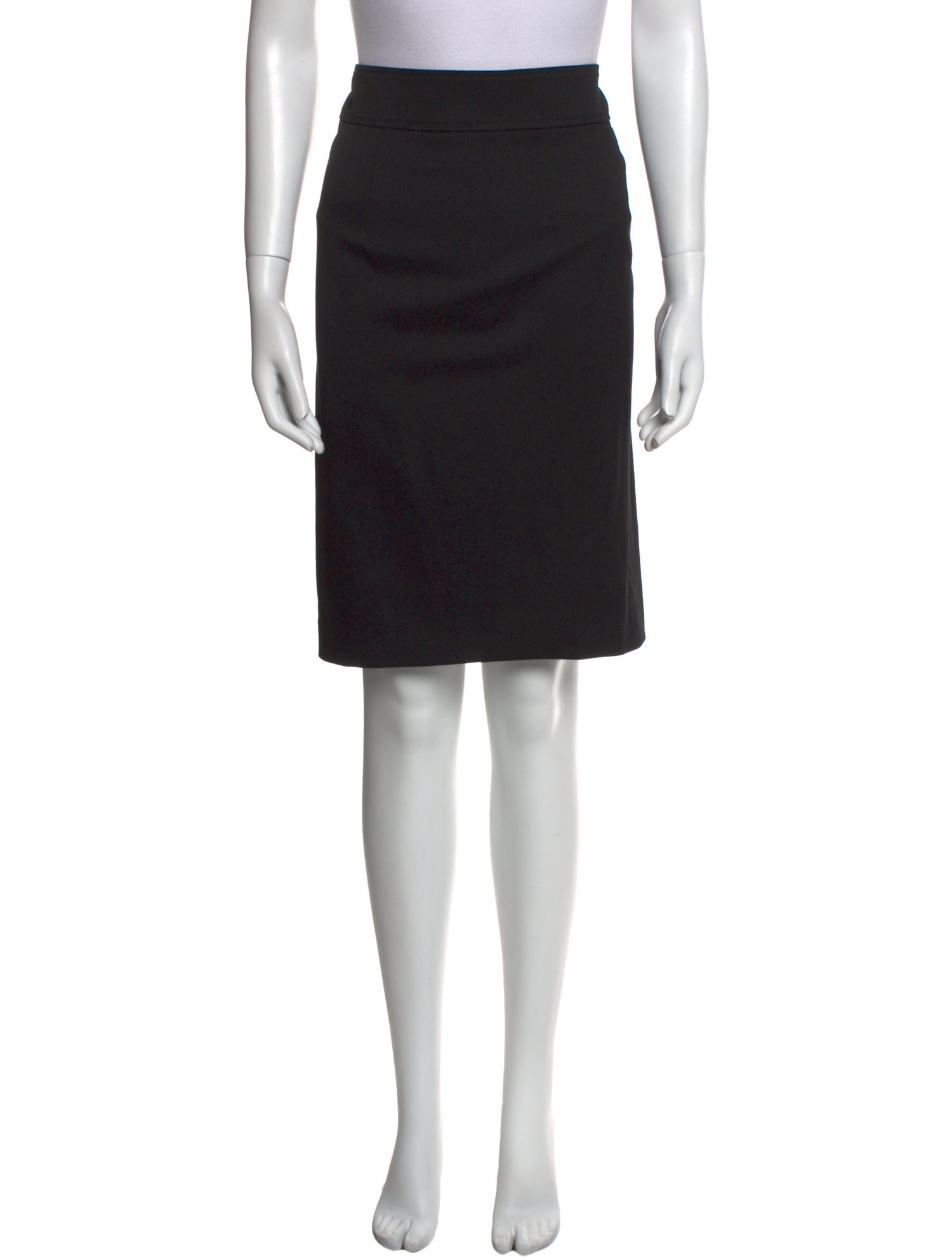 Carolina Herrera Pleated Accents Knee-Length Skirt