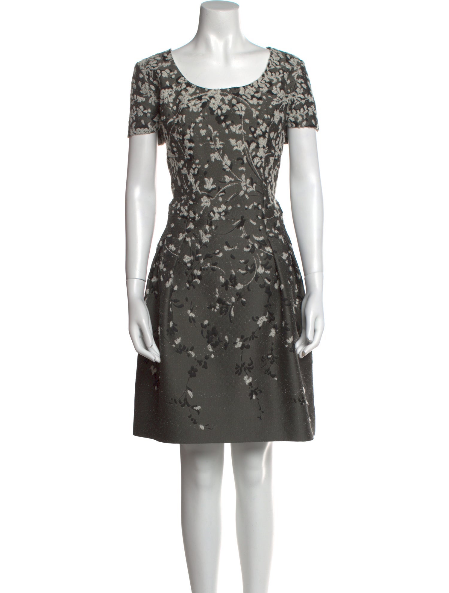 Carolina Herrera Printed Knee-Length Dress w/ Tags