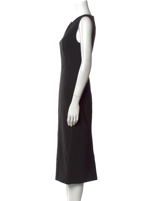 Carolina Herrera Virgin Wool Midi Length Dress