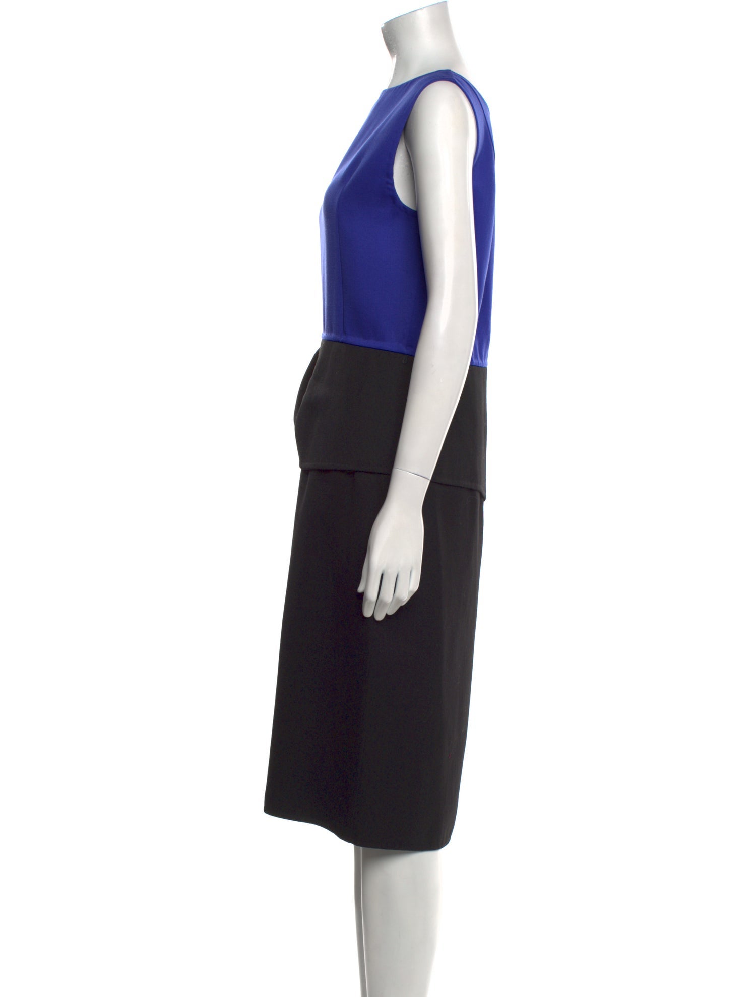 Carolina Herrera Virgin Wool Midi Length Dress