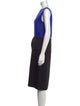 Carolina Herrera Virgin Wool Midi Length Dress
