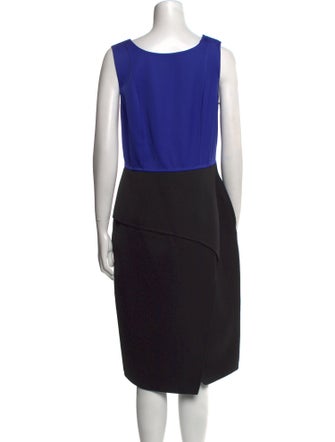 Carolina Herrera Virgin Wool Midi Length Dress