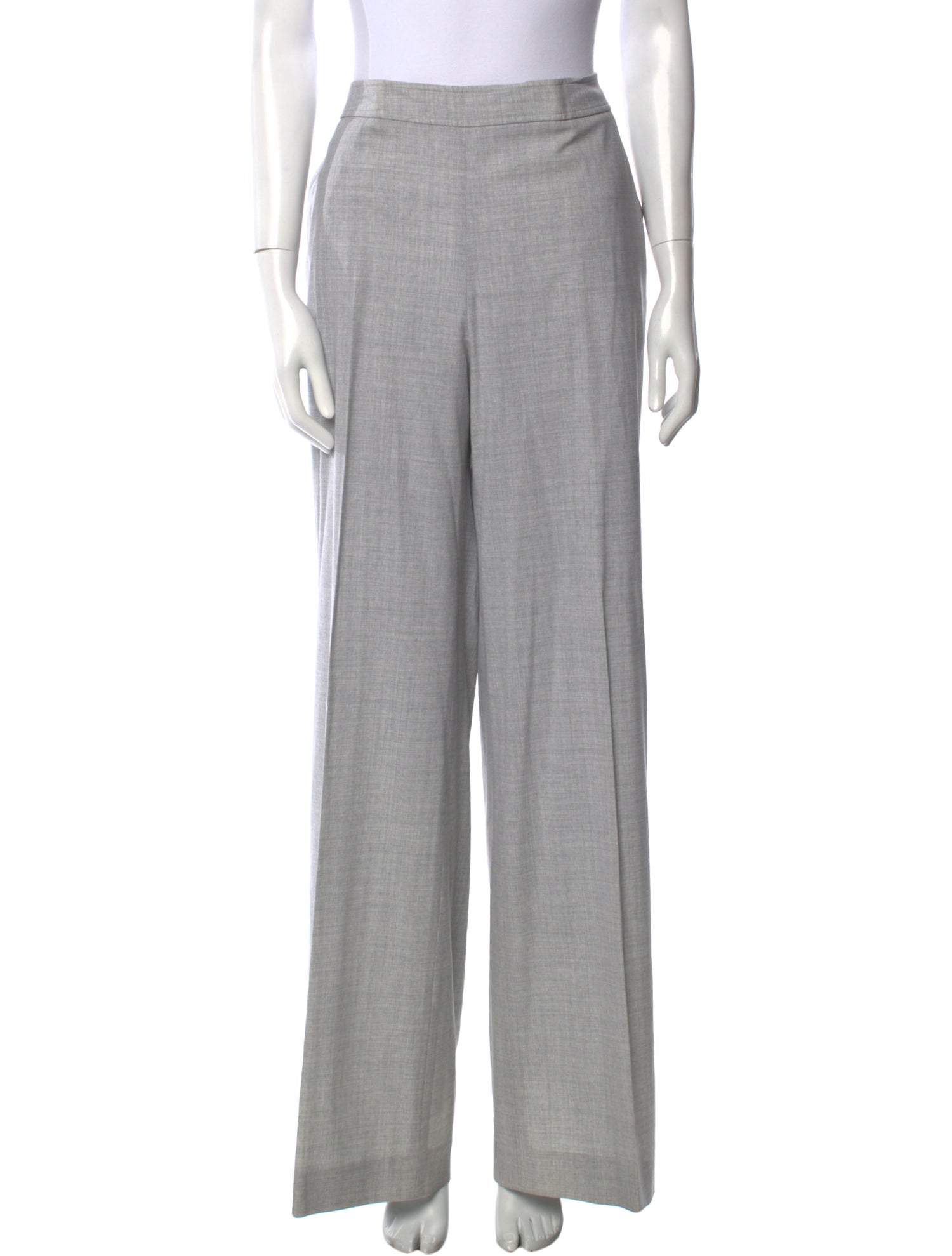 Carolina Herrera Virgin Wool Wide Leg Pants