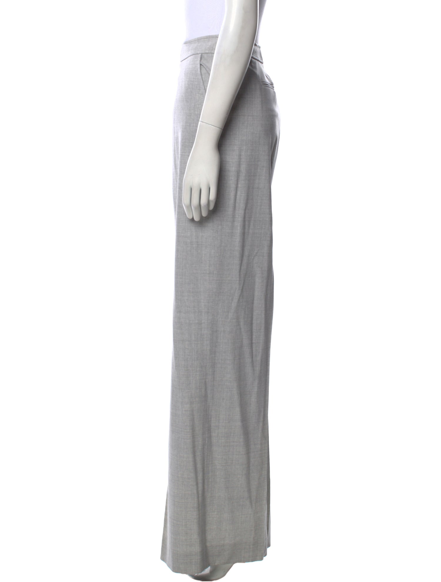 Carolina Herrera Virgin Wool Wide Leg Pants