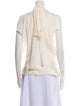 Carolina Herrera Silk Mock Neck Blouse