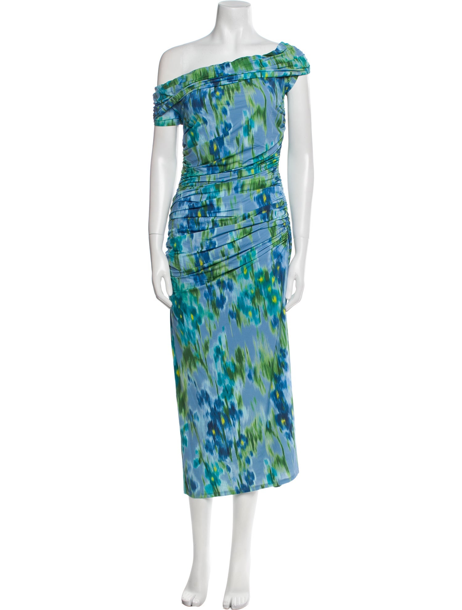 Carolina Herrera Printed Long Dress w/ Tags