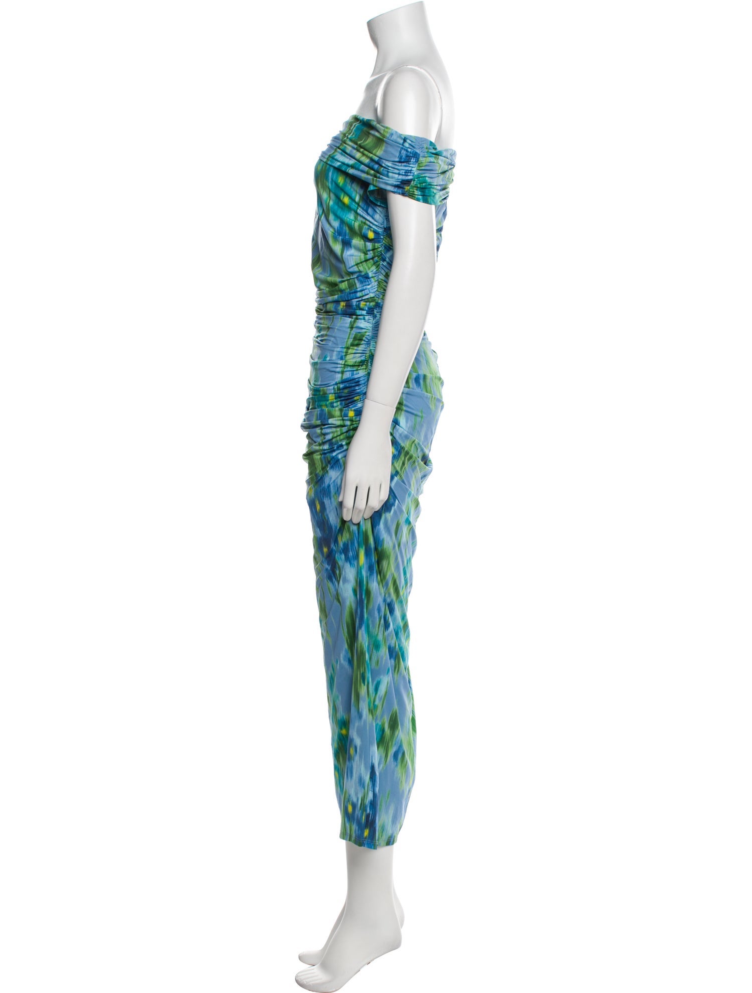 Carolina Herrera Printed Long Dress w/ Tags