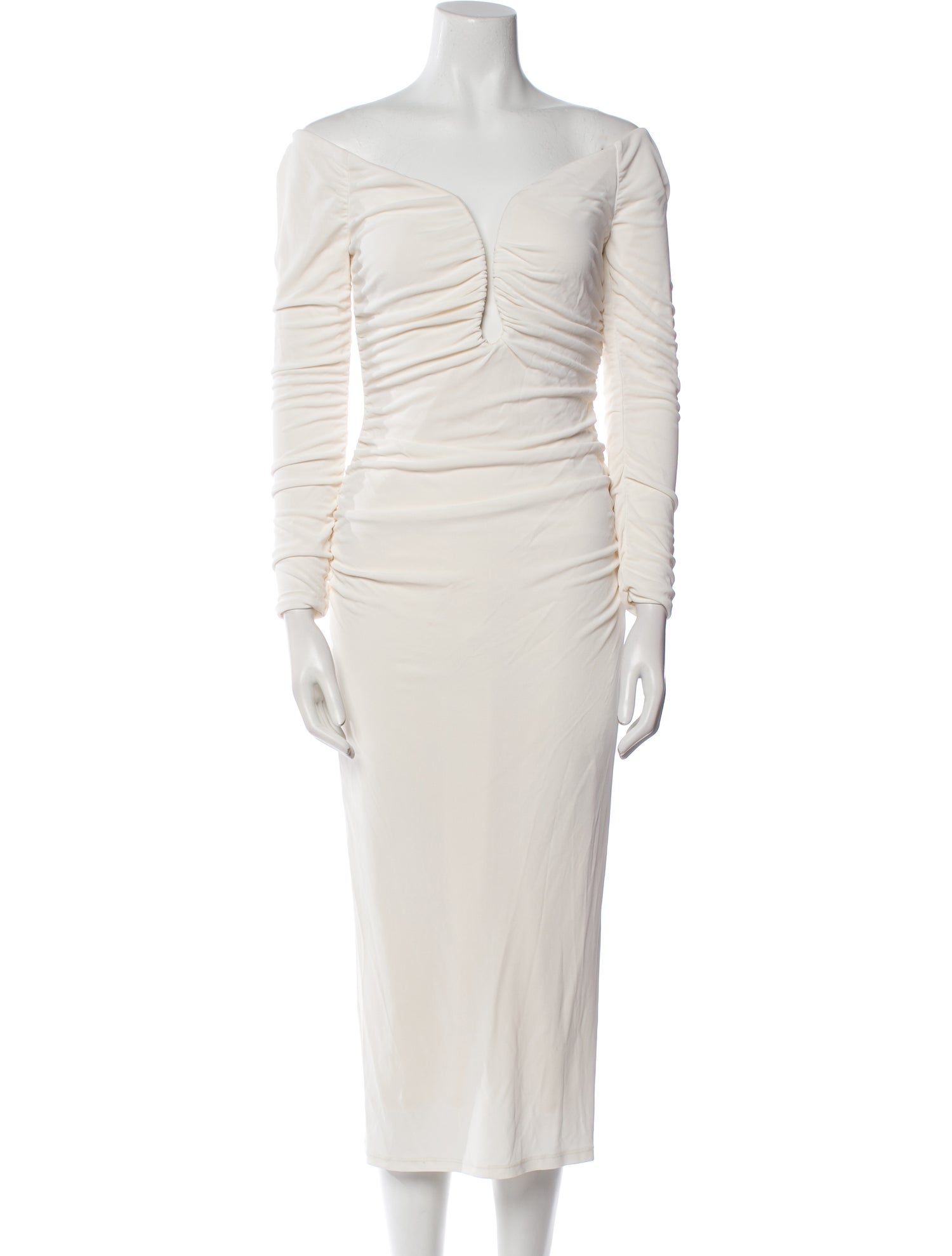 Carolina Herrera Off-The-Shoulder Long Dress