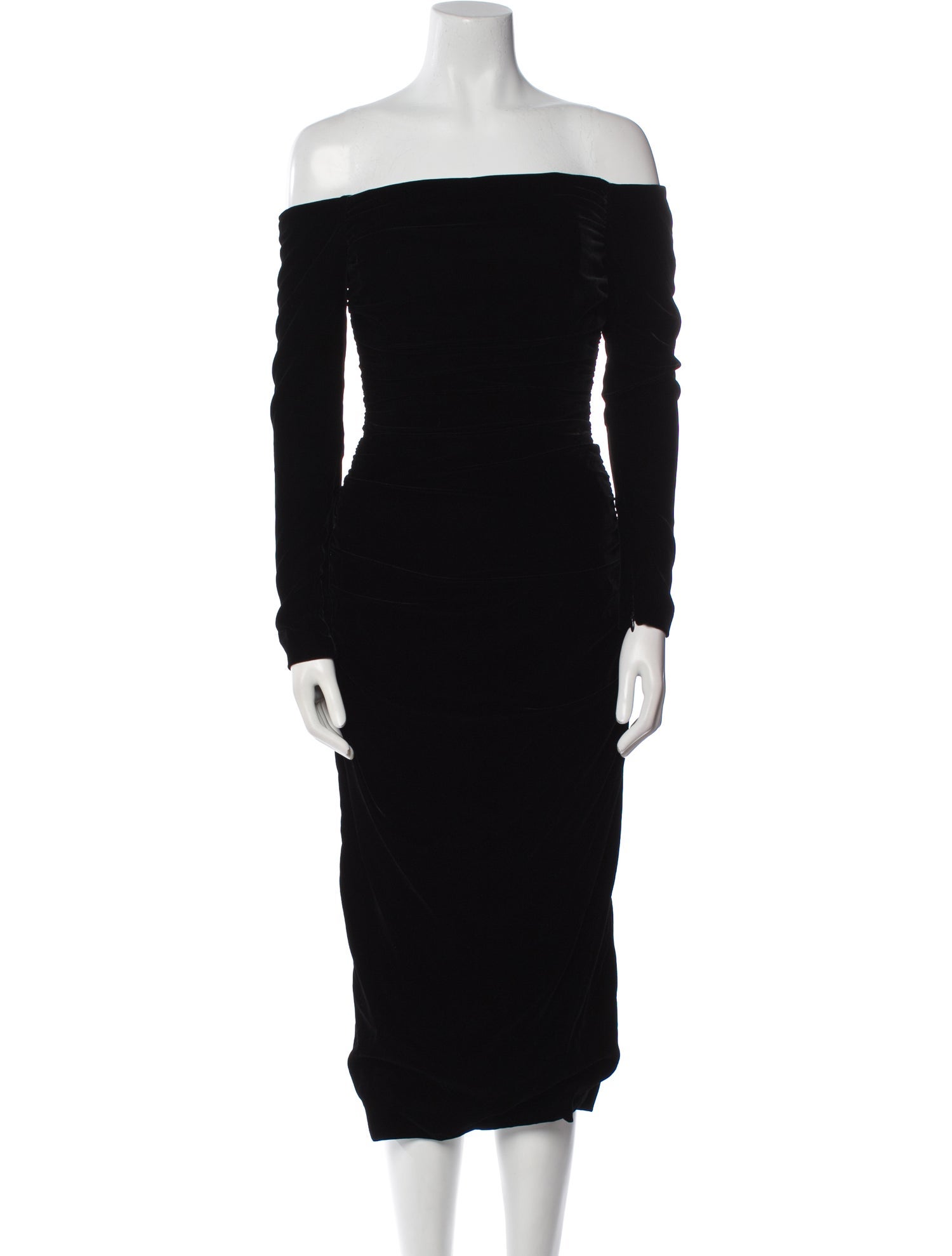 Carolina Herrera Off-The-Shoulder Midi Length Dress w/ Tags