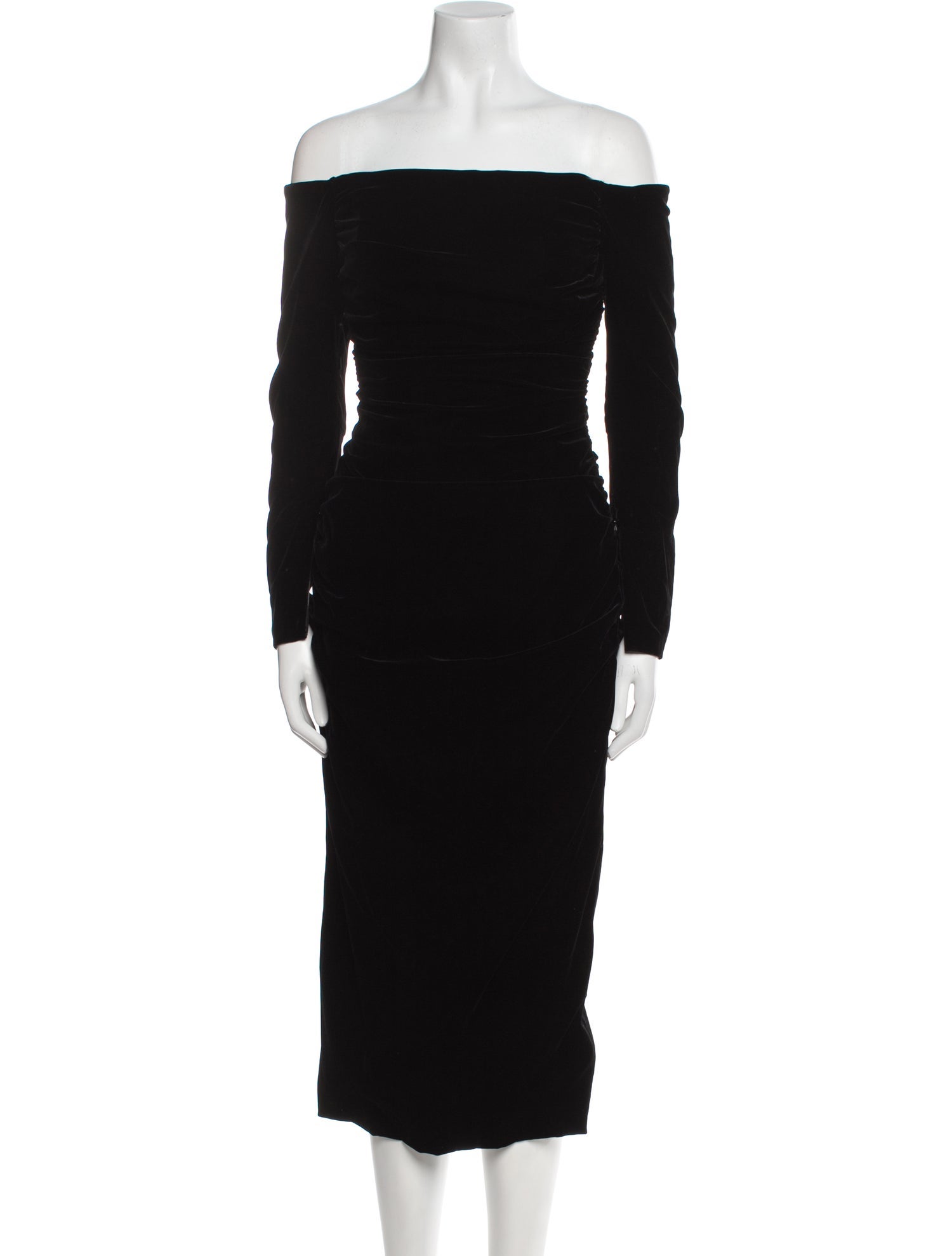 Carolina Herrera Off-The-Shoulder Midi Length Dress w/ Tags