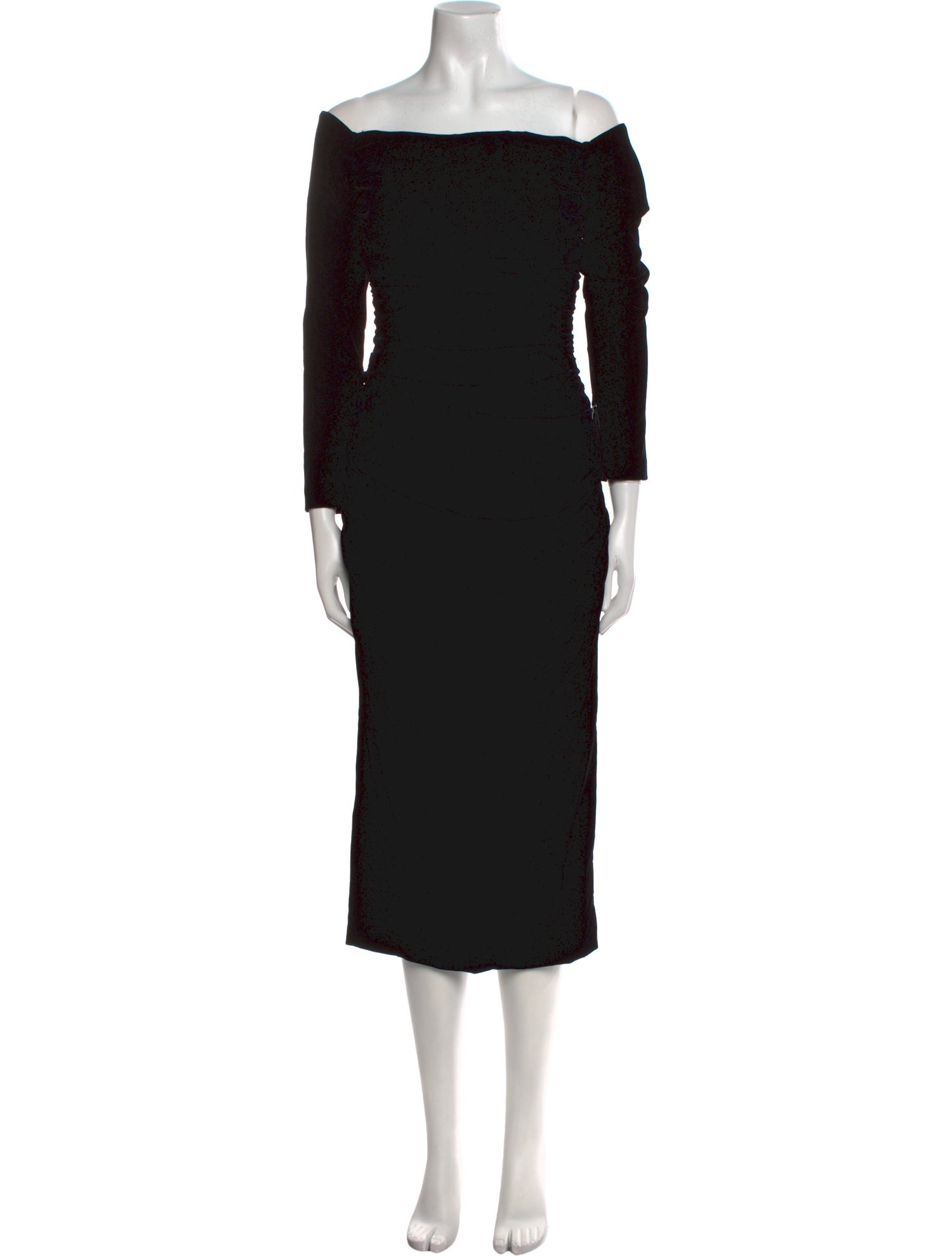 Carolina Herrera Square Neckline Midi Length Dress w/ Tags